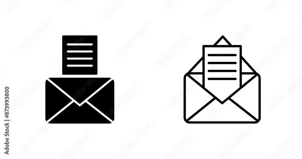 Email Documents Vector Icon Email Documents Vector Icon