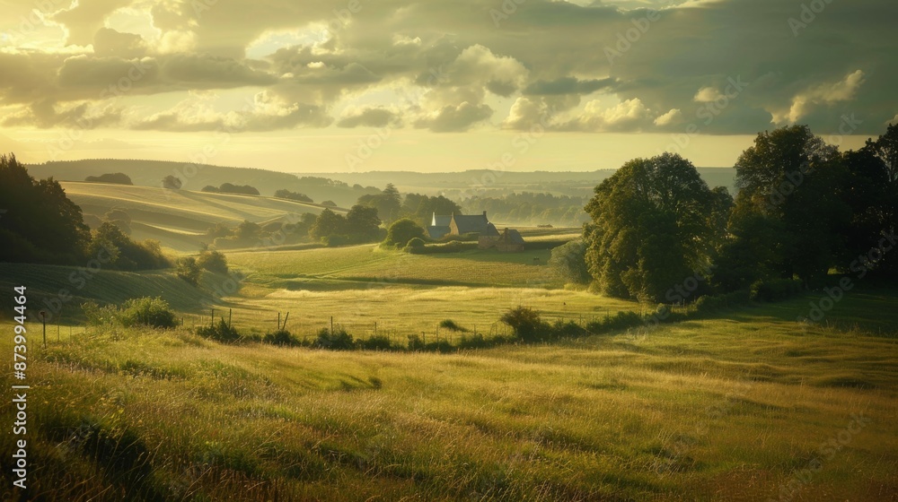 Idyllic countryside landscape Idyllic countryside landscape