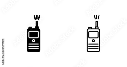 Walkie Talkie Vector Icon