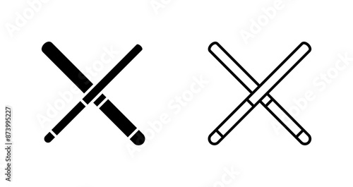 Pool Cue Vector Icon