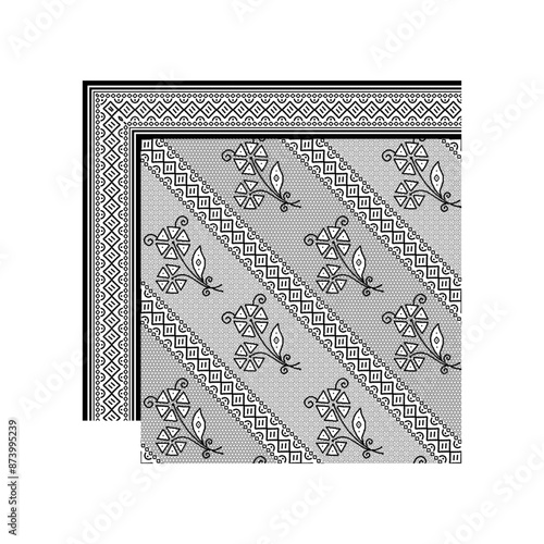 bedsheet design digital art use hand work and digital printing
