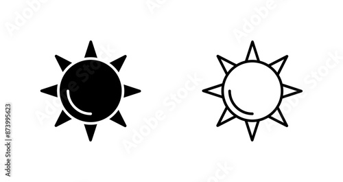 Sun Vector Icon
