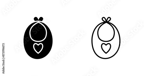 Bib Vector Icon