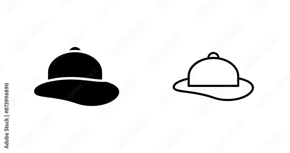 Womans Hat Vector Icon Womans Hat Vector Icon