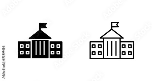 Presidential Building Vector Icon