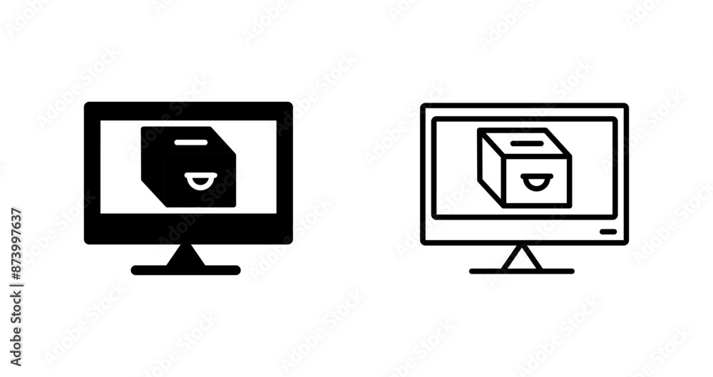 Online Vote Vector Icon Online Vote Vector Icon