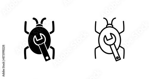Bug Fixing Vector Icon