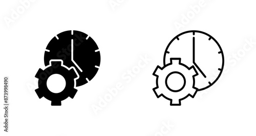 Time Planning Vector Icon