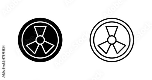 Radiation Vector Icon