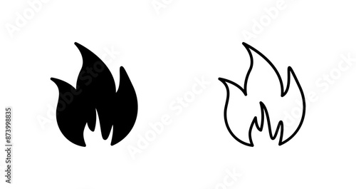 Flame Vector Icon