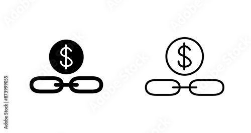 Link Sales Vector Icon