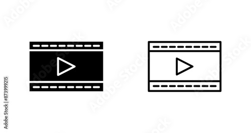 Video and Animation Vector Icon