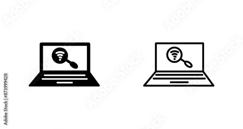 Find on Internet Vector Icon