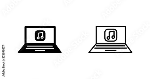 Play Music Vector Icon