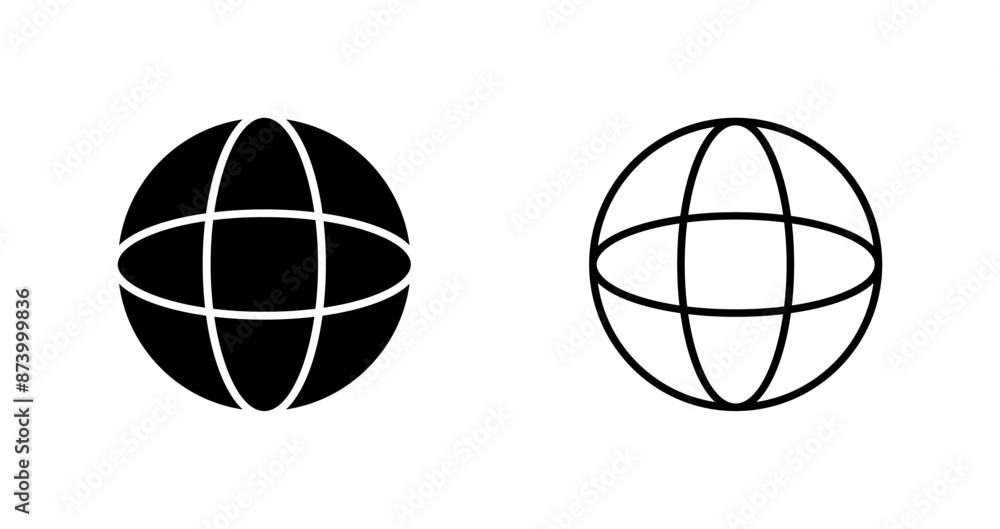 Globe Vector Icon Globe Vector Icon