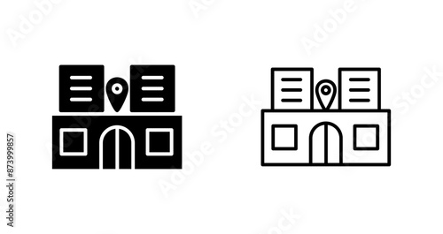 Find Hotel Vector Icon