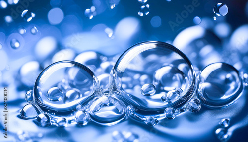 泡のある背景,Generative AI AI画像