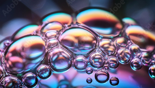 泡のある背景,Generative AI AI画像