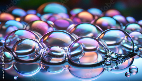 泡のある背景,Generative AI AI画像