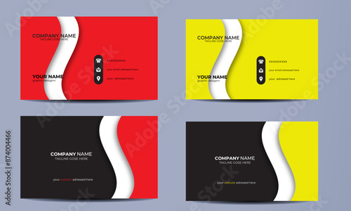 business card design. Clean & Eye-catching professional work! This Business card is designed for a corporate company and education and is suitable for all business industries, 