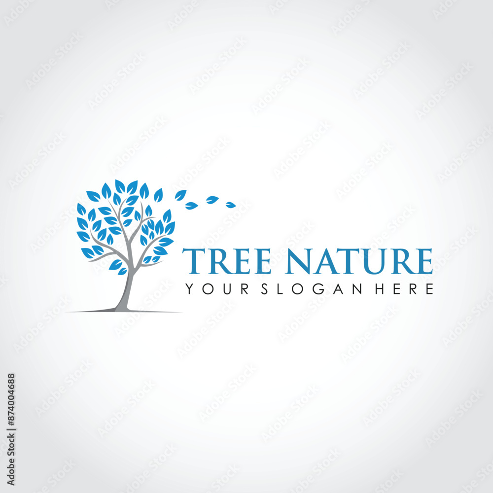 Obraz premium Tree Nature Logo Template. Vector Illustrator