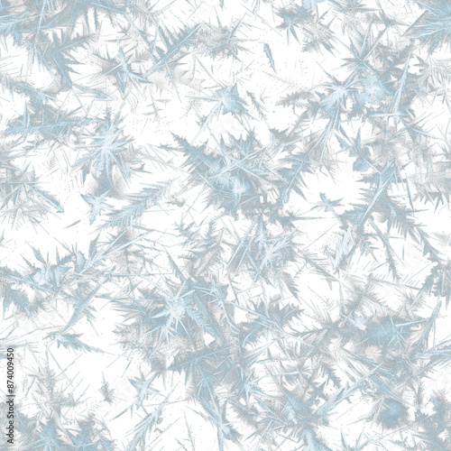 Tileable frost texture, isolated on transparent background