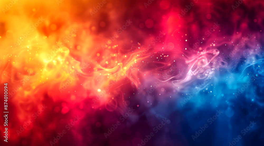 Fototapeta premium background abstract blurry gradient orange red yellow and blue