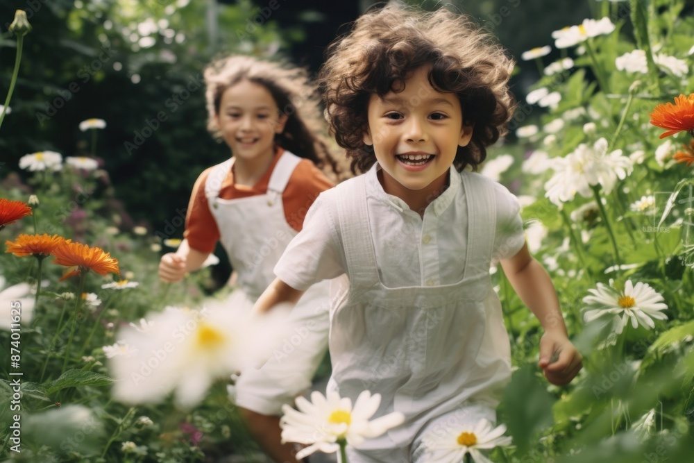 Flower garden outdoors nature. Flower garden outdoors nature.