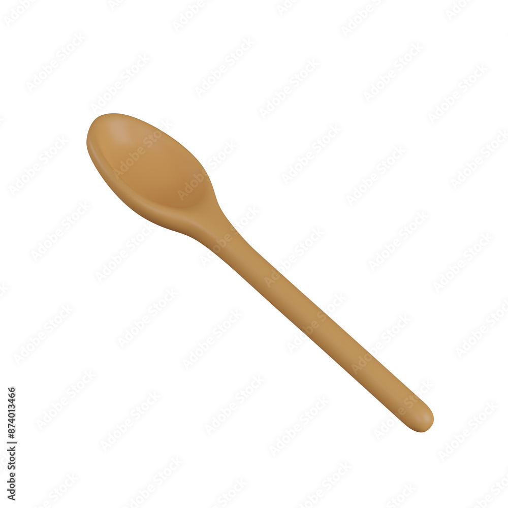 3d render spoon illustration 3d render spoon illustration
