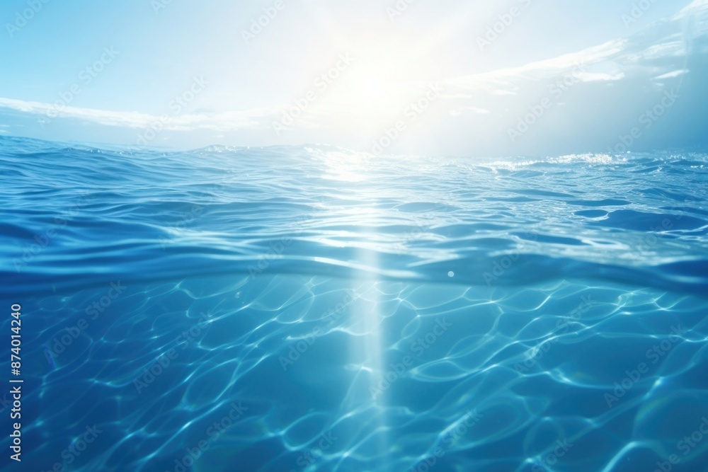 Sunlight ocean backgrounds underwater. Sunlight ocean backgrounds underwater.