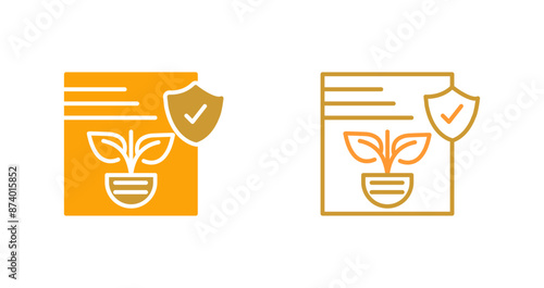 Ecology Protection Vector Icon
