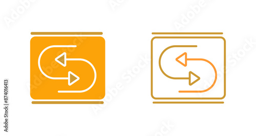 Reverse Arrow Vector Icon