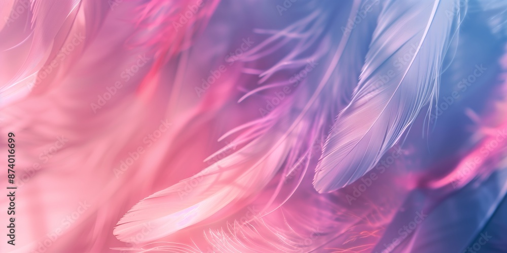Abstract background with feathers and soft gradient in blurred light shades, smooth texture, minimalist design. Abstract background with feathers and soft gradient in blurred light shades, smooth texture, minimalist design.