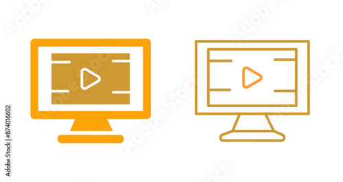 LCD Vector Icon