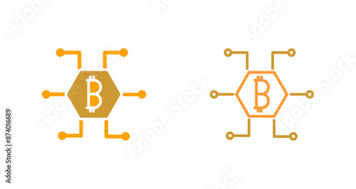 Bitcoin Vector Icon