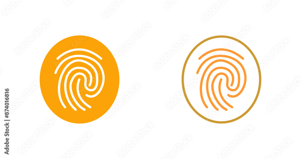 Fingerprint Vector Icon Fingerprint Vector Icon
