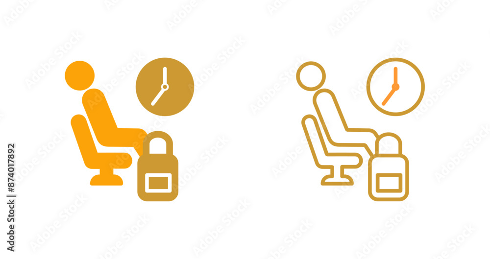 Waiting Vector Icon Waiting Vector Icon