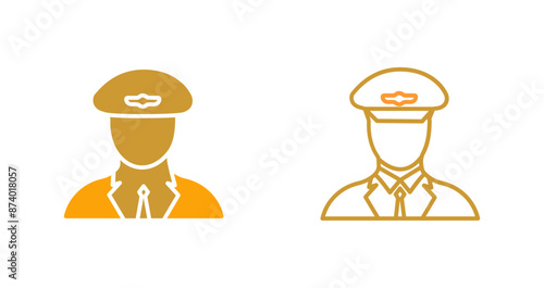 Flight Captain Vector Icon