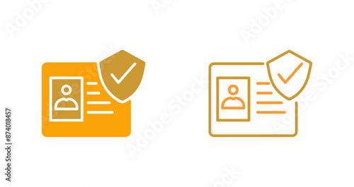 Protected Card Vector Icon
