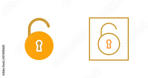 Open Lock Vector Icon