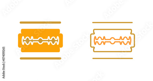 Razor Blade Vector Icon