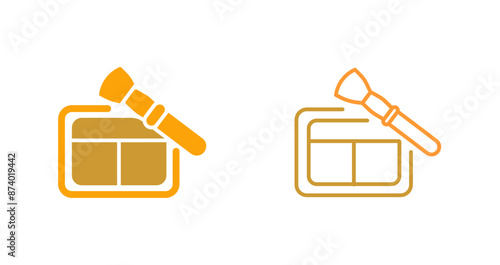 Blushon Brush Vector Icon