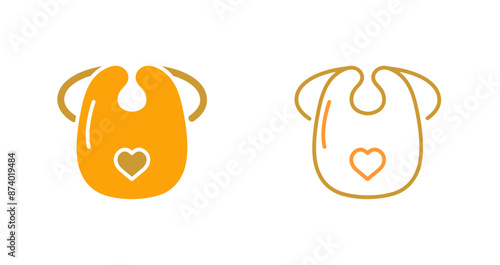 Baby Bib Vector Icon
