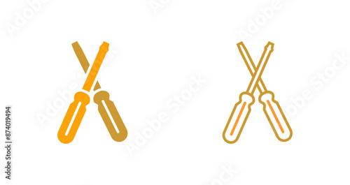 Screwdriver Vector Icon photo