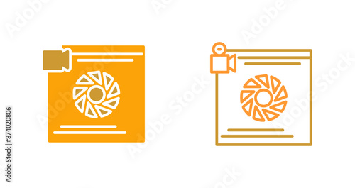 Camera Lens Vector Icon