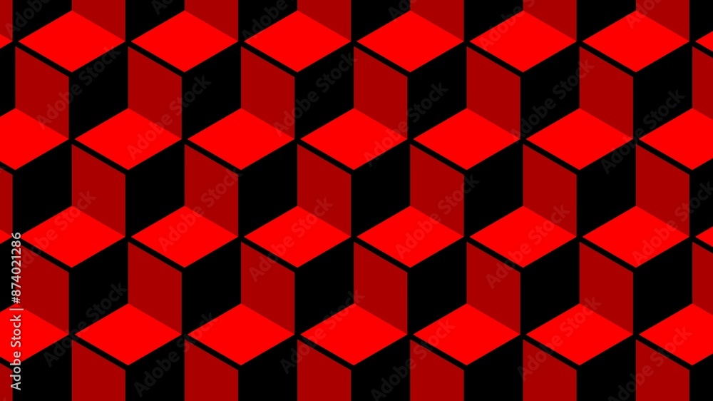 Red black geometric abstract beautiful seamless pattern Red black geometric abstract beautiful seamless pattern