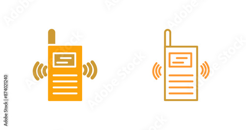 Walkie Talkie Vector Icon