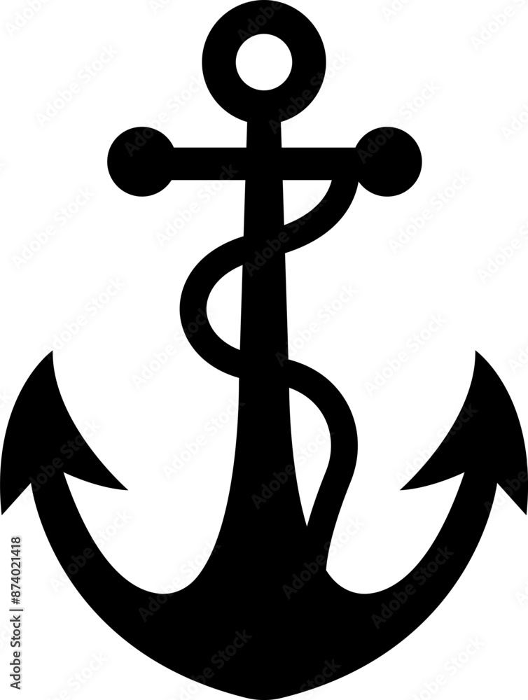 Anchor icon in Fill style. Ship Anchor vector. Nautical maritime sea ocean boat illustration symbol. Marine retro emblem logo with anchor and rope, logo inspiration isolated on transparent background. Anchor icon in Fill style. Ship Anchor vector. Nautical maritime sea ocean boat illustration symbol. Marine retro emblem logo with anchor and rope, logo inspiration isolated on transparent background.
