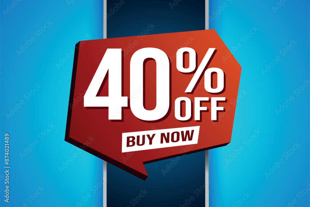 40% forty percent off buy now poster banner graphic design icon logo sign symbol social media website coupon
40% forty percent off buy now poster banner graphic design icon logo sign symbol social media website coupon