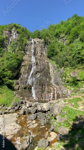 Mencuna Waterfall in Arhavi, Artvin, Turkey. photo